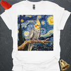Pearl Cockatiel Starry Night T-Shirt