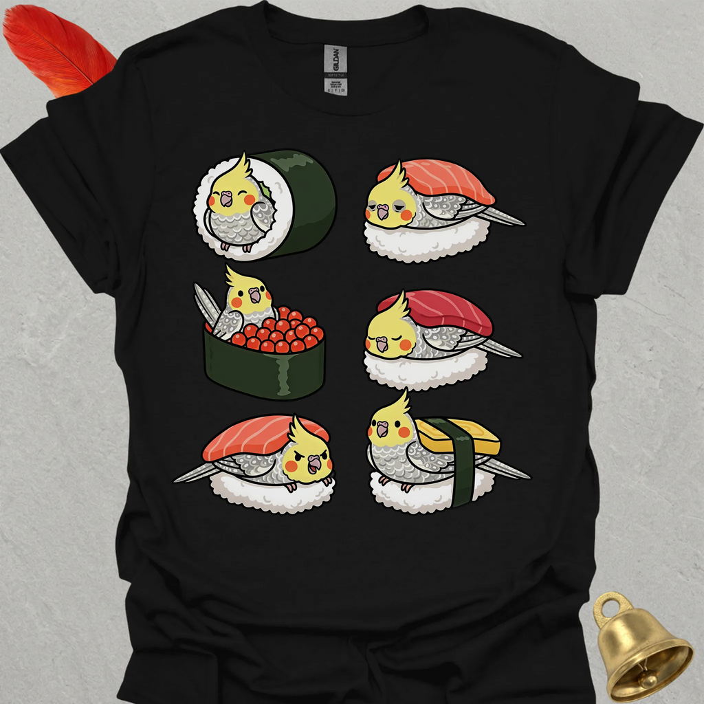 Pearl Cockatiel Sushi T-Shirt