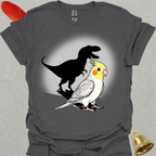 Pearl Cockatiel T-Rex T-Shirt