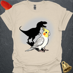 Pearl Cockatiel T-Rex T-Shirt