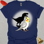 Pearl Cockatiel T-Rex T-Shirt