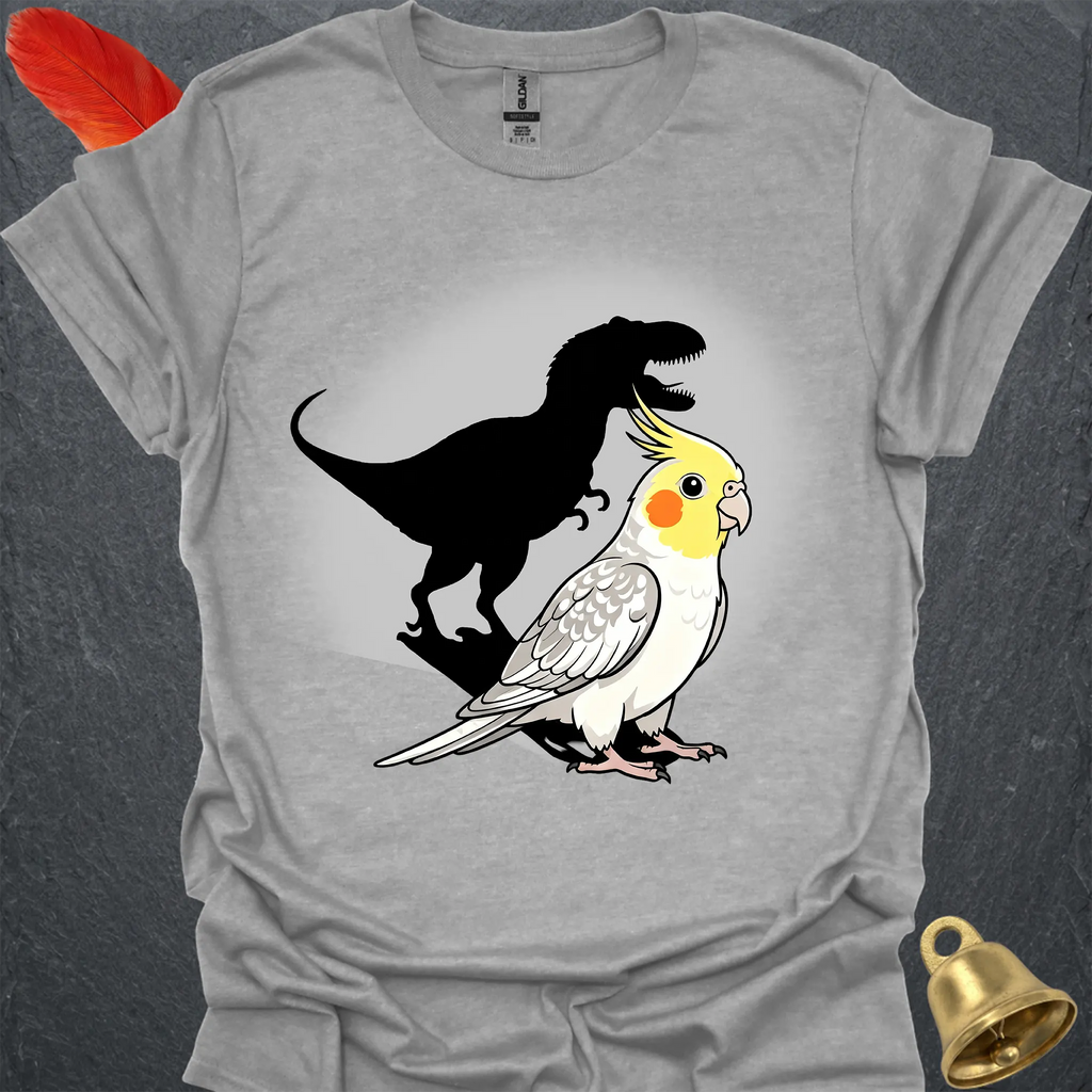 Pearl Cockatiel T-Rex T-Shirt