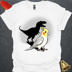 Pearl Cockatiel T-Rex T-Shirt