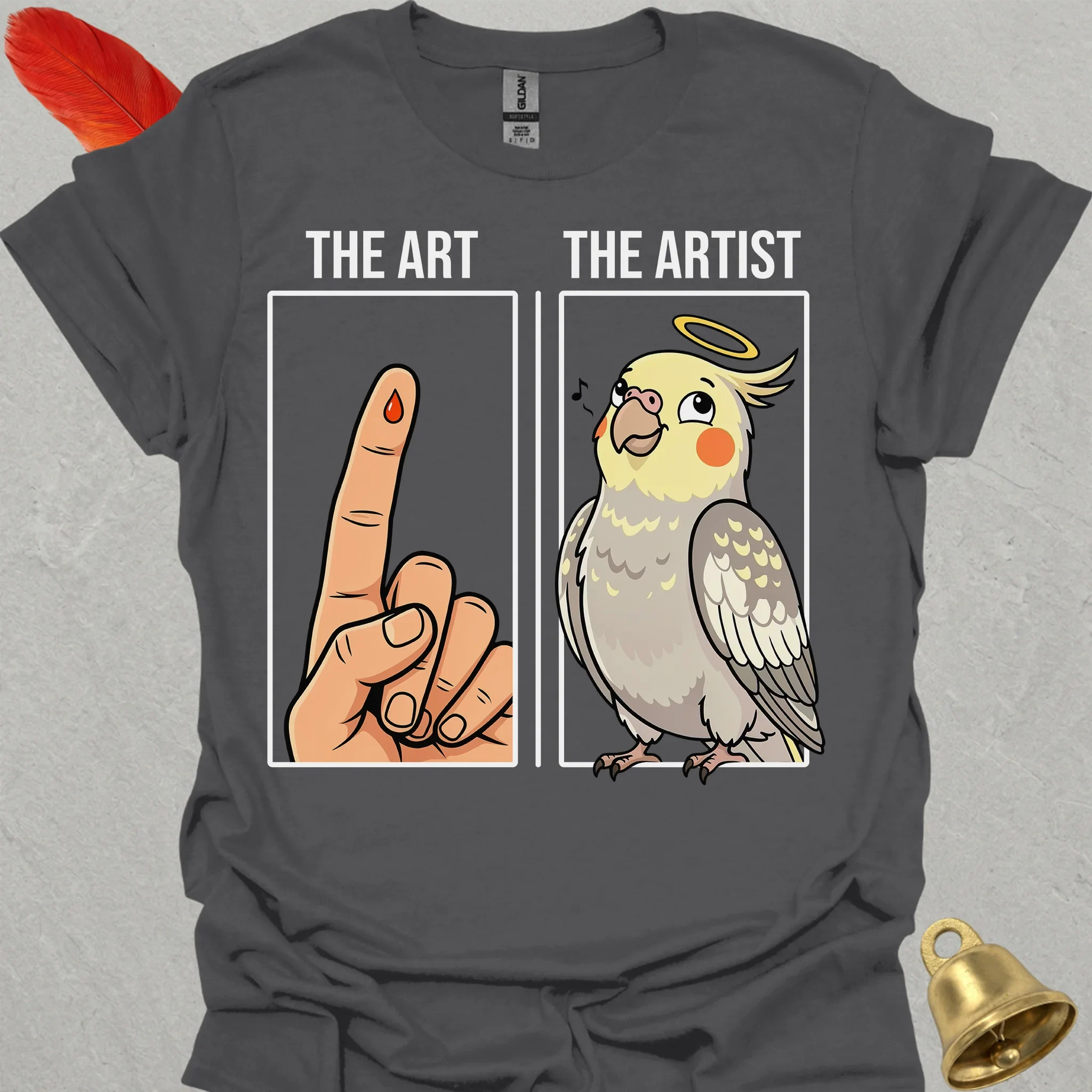 Pearl Cockatiel The Artist T-Shirt