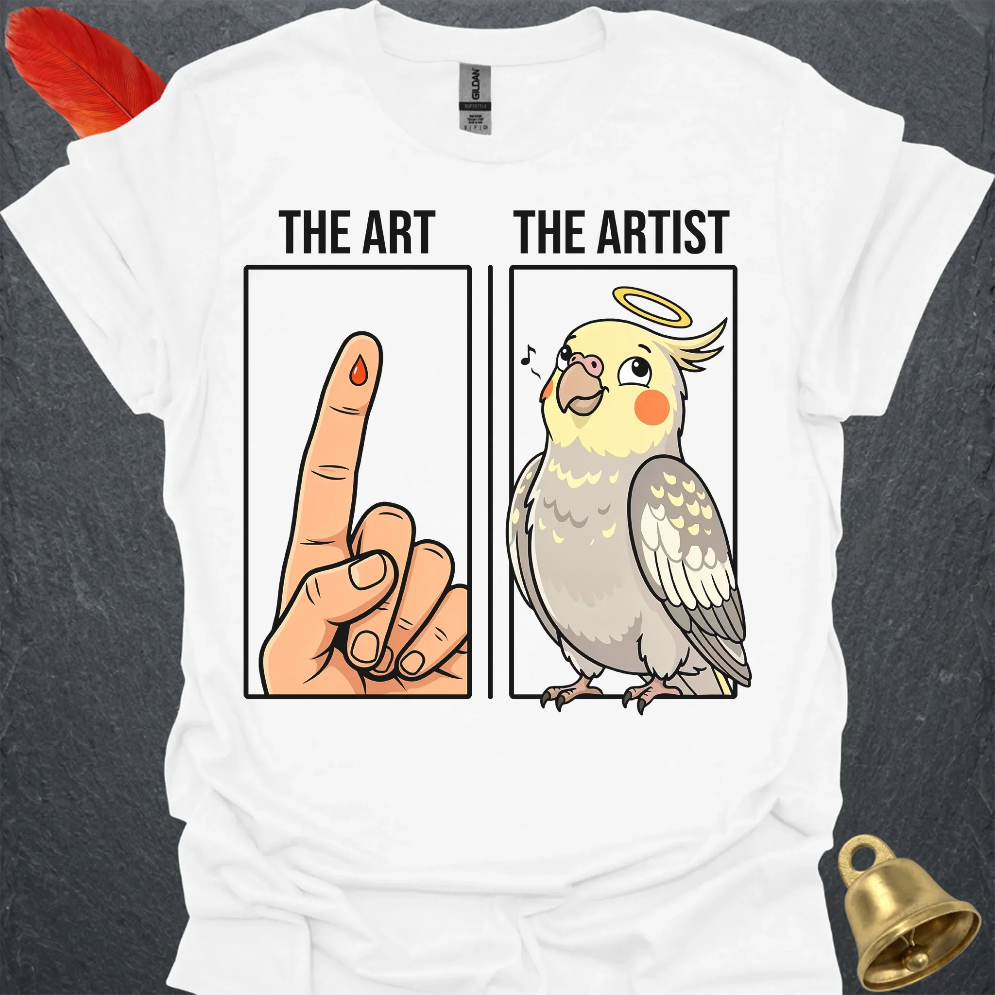 Pearl Cockatiel The Artist T-Shirt
