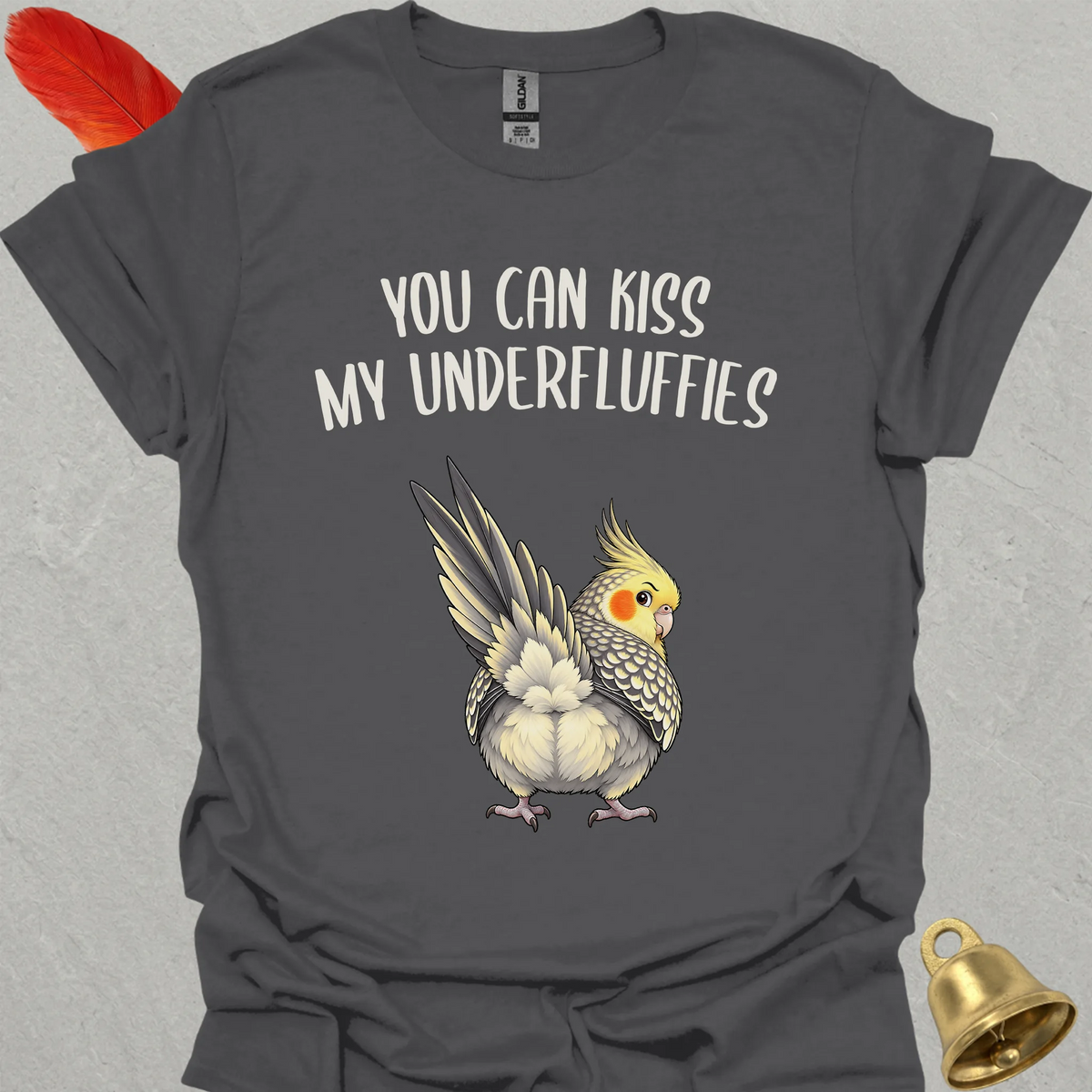 Pearl Cockatiel Underfluffies T-Shirt