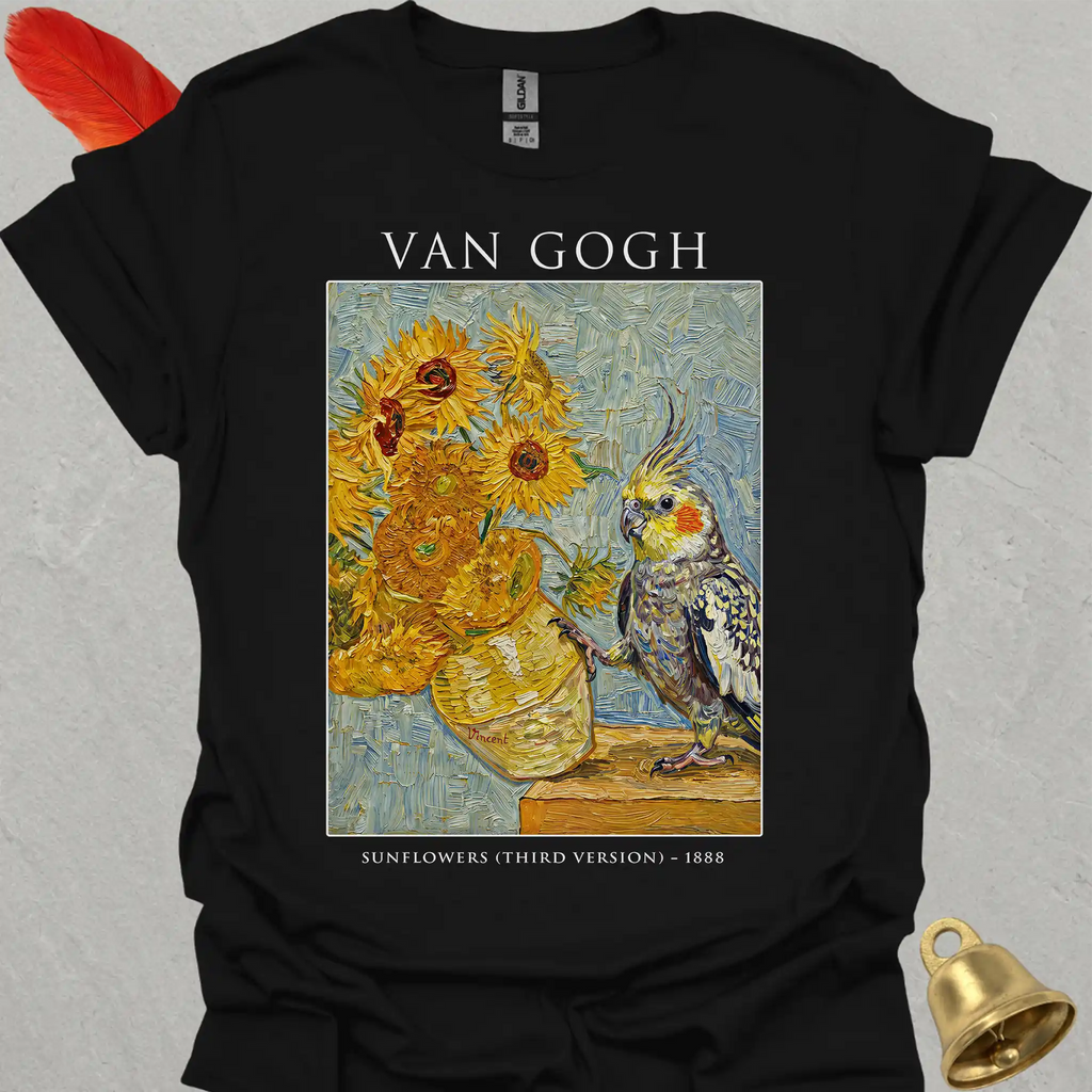 Pearl Cockatiel Van Gogh T-Shirt