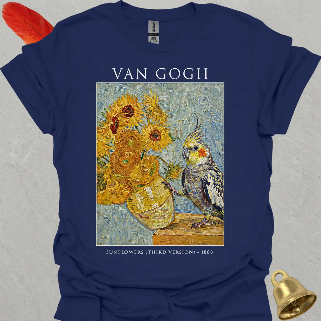 Pearl Cockatiel Van Gogh T-Shirt