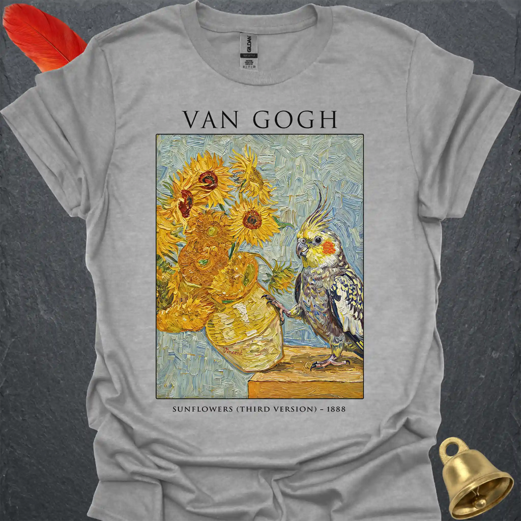 Pearl Cockatiel Van Gogh T-Shirt