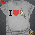 I Love Pied Cockatiel T-Shirt