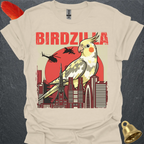 Pied Cockatiel Birdzilla T-Shirt