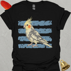 Pied Cockatiel Brush T-Shirt