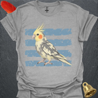 Pied Cockatiel Brush T-Shirt