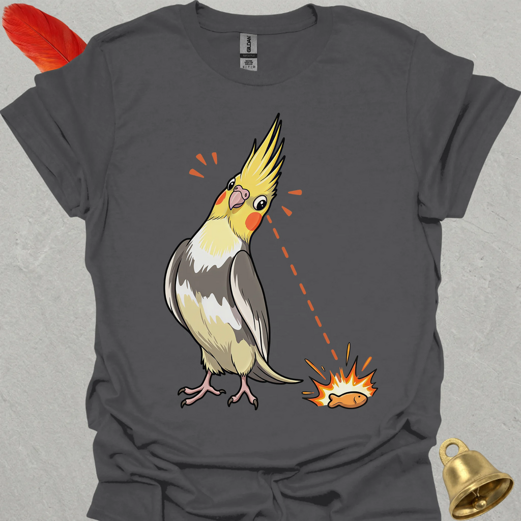 Pied Cockatiel Eye on Prize T-Shirt