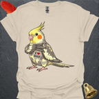 Pied Cockatiel I Love Dad T-Shirt