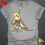 Pied Cockatiel I Love Dad T-Shirt