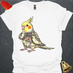 Pied Cockatiel I Love Mom T-Shirt