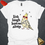 Pied Cockatiel Live Laugh T-Shirt