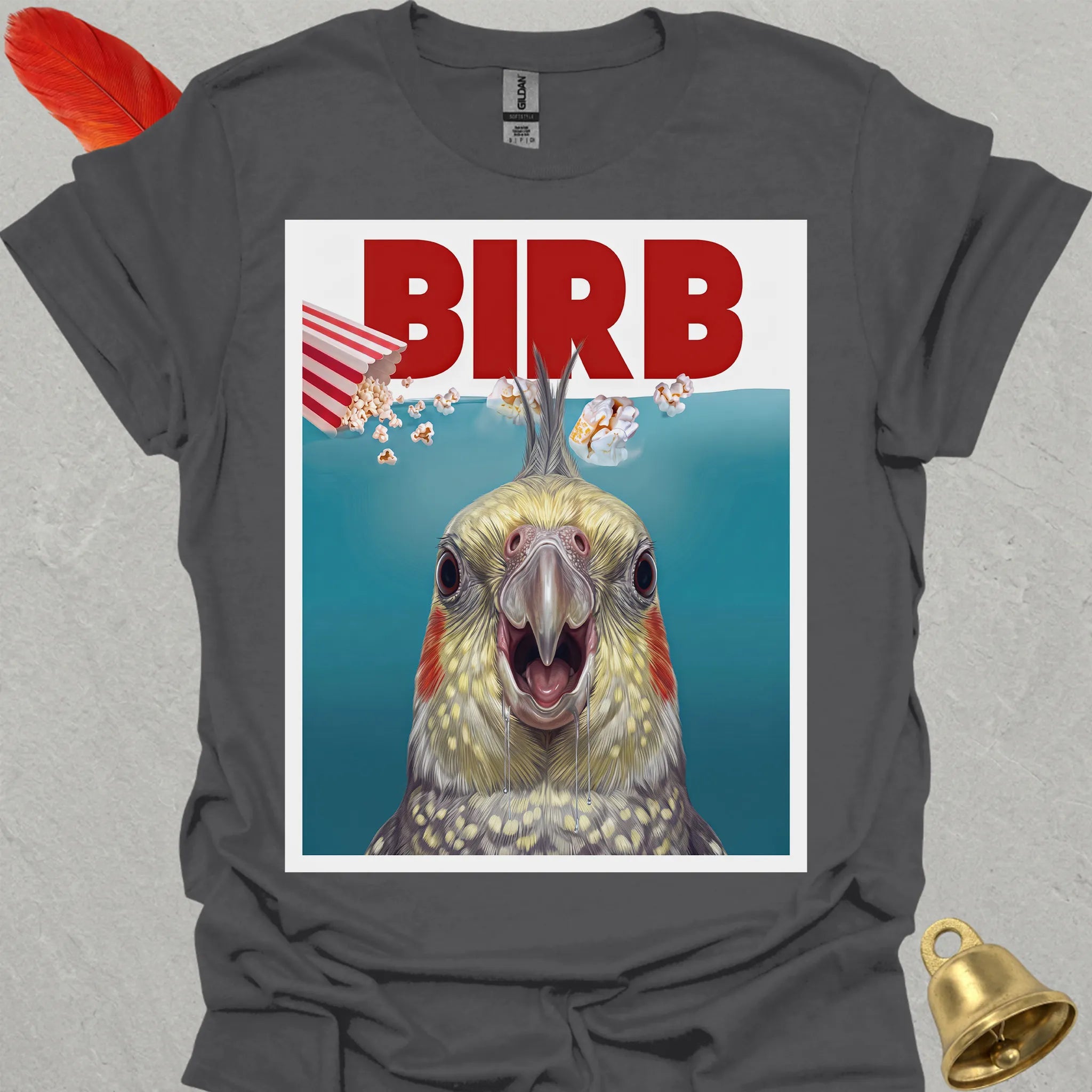Pied Cockatiel Movie T-Shirt