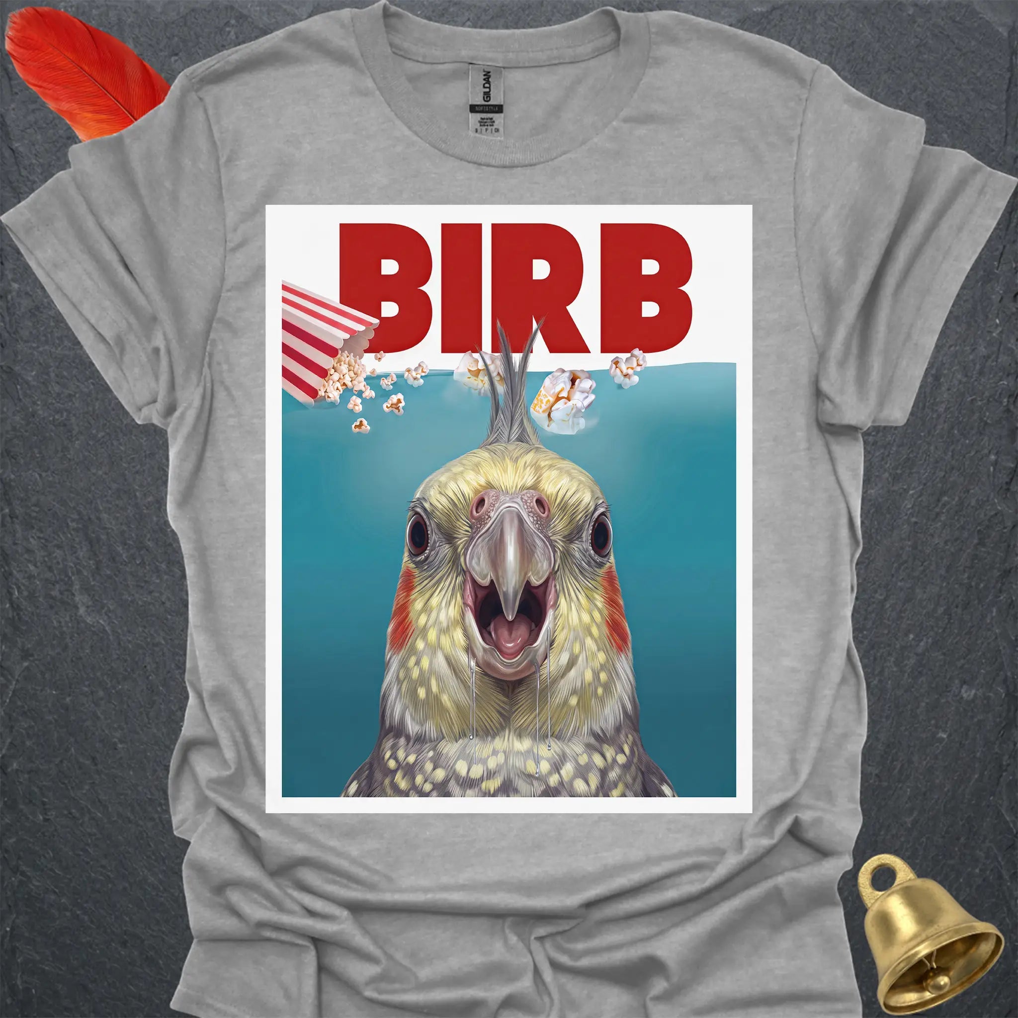Pied Cockatiel Movie T-Shirt