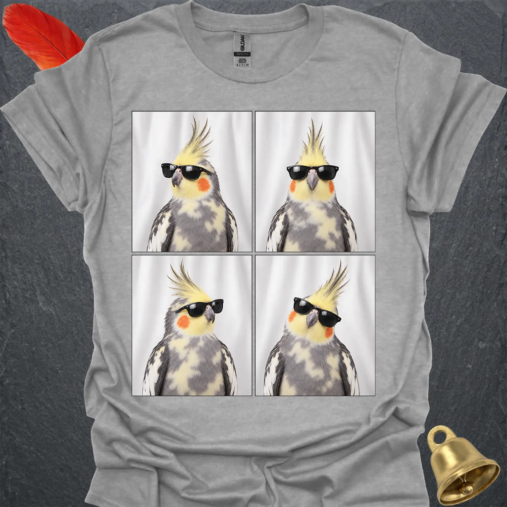Pied Cockatiel Photobooth T-Shirt