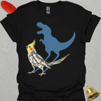 Pied Cockatiel Roar T-Shirt