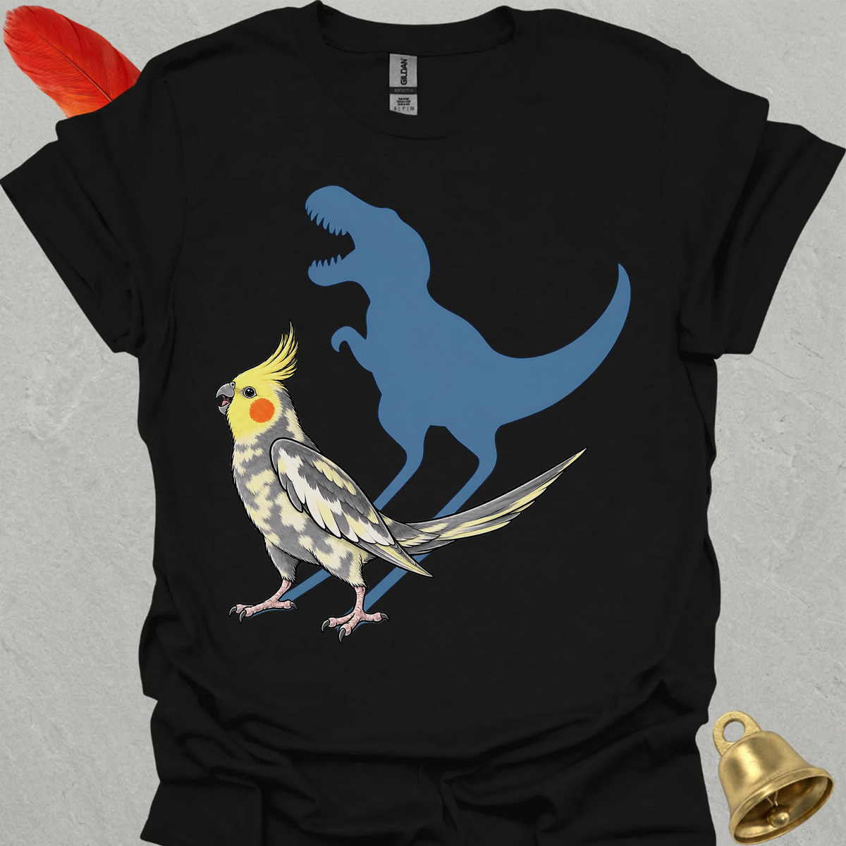 Pied Cockatiel Roar T-Shirt