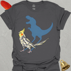 Pied Cockatiel Roar T-Shirt
