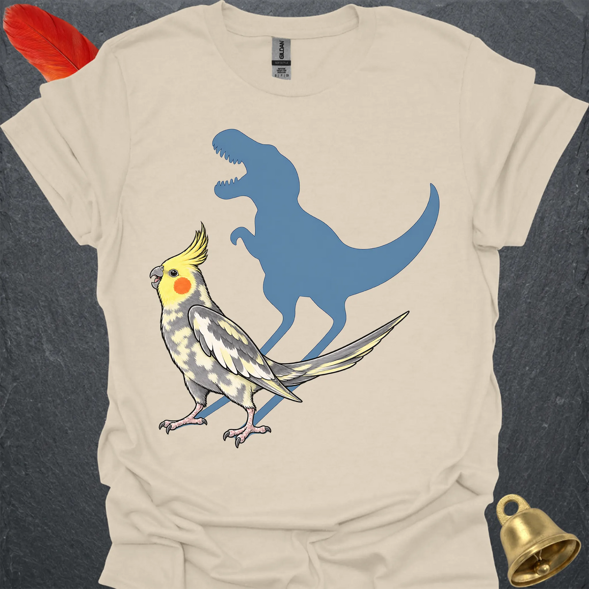 Pied Cockatiel Roar T-Shirt