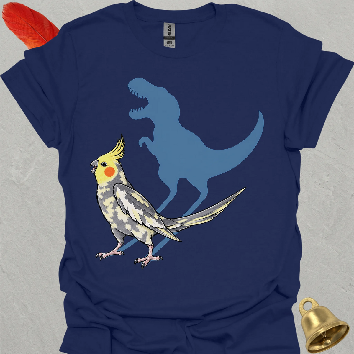 Pied Cockatiel Roar T-Shirt