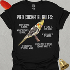 Pied Cockatiel Rules T-Shirt
