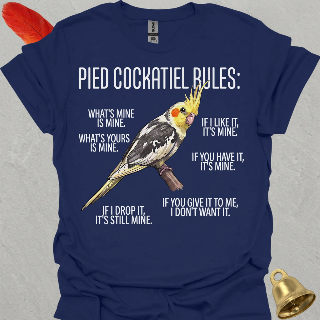Pied Cockatiel Rules T-Shirt