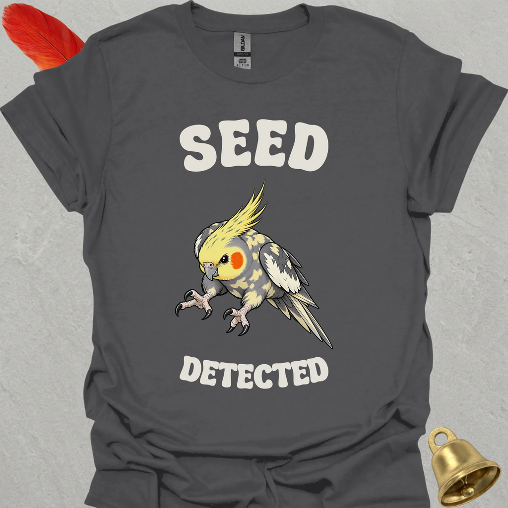 Pied Cockatiel Seed Detected T-Shirt