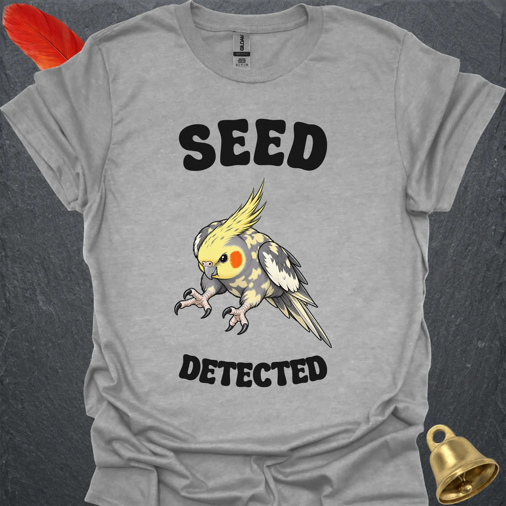 Pied Cockatiel Seed Detected T-Shirt