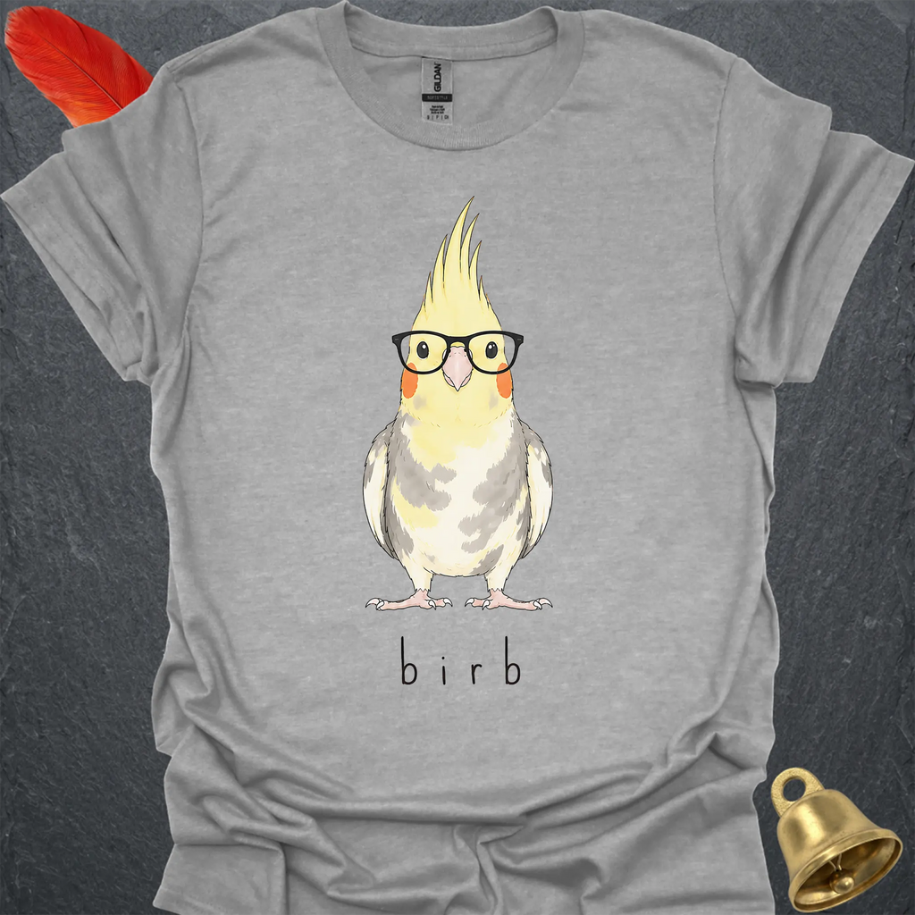 Pied Cockatiel Smart Birb T-Shirt