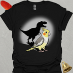 Pied Cockatiel T-Rex T-Shirt