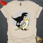 Pied Cockatiel T-Rex T-Shirt