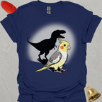 Pied Cockatiel T-Rex T-Shirt