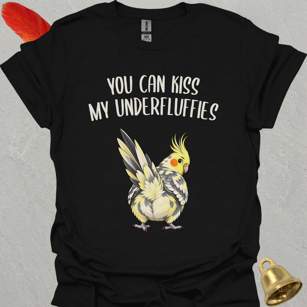 Pied Cockatiel Underfluffies T-Shirt