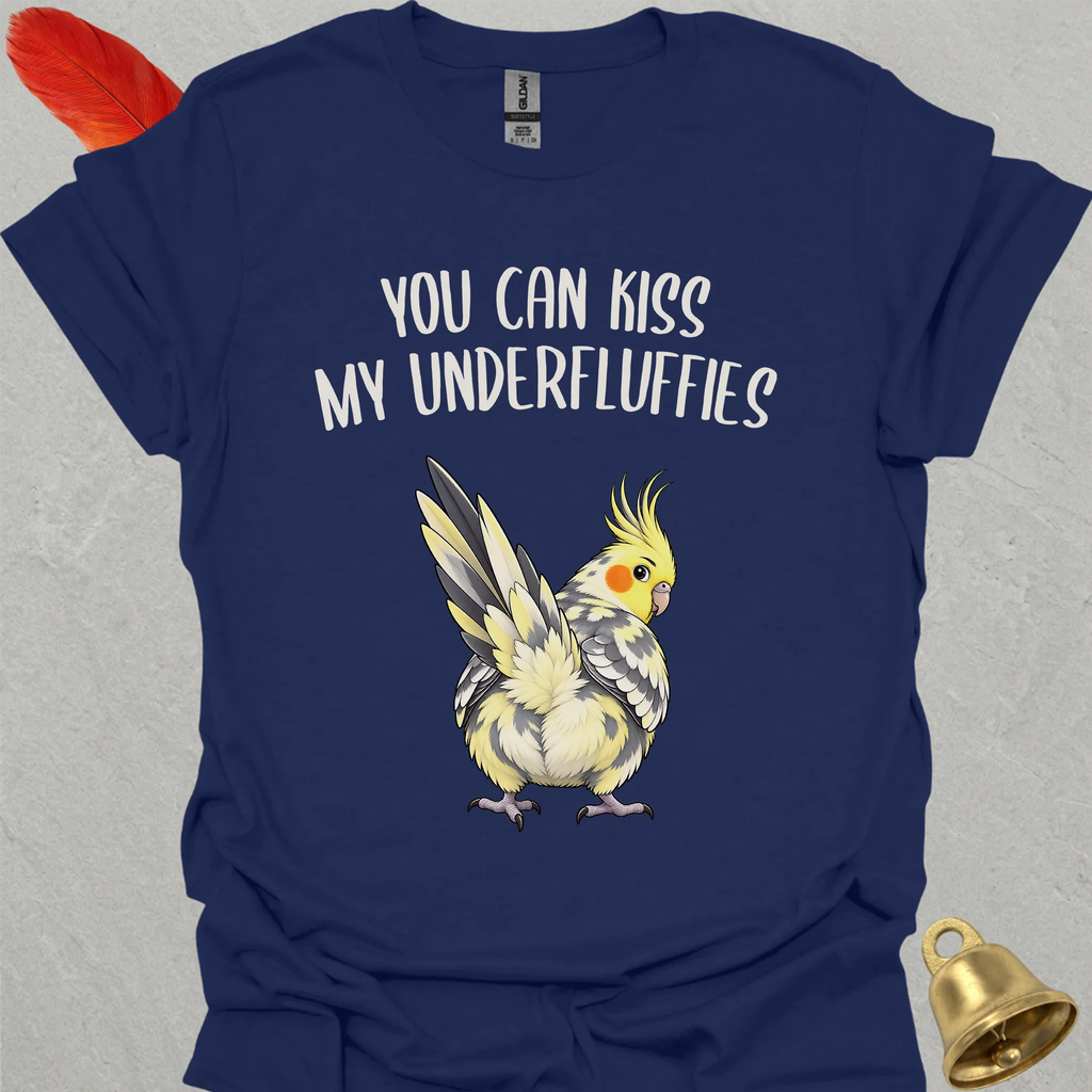 Pied Cockatiel Underfluffies T-Shirt