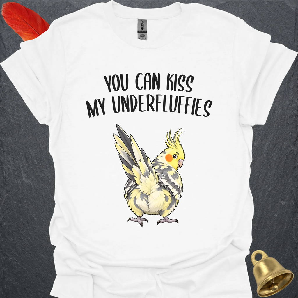 Pied Cockatiel Underfluffies T-Shirt