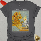 Pied Cockatiel Van Gogh T-Shirt