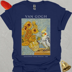 Pied Cockatiel Van Gogh T-Shirt