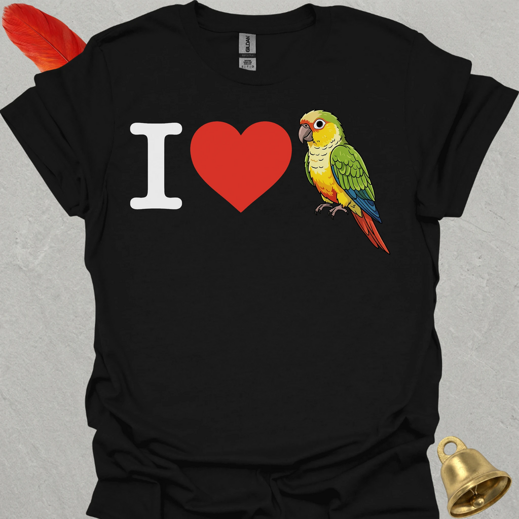 I Love Pineapple Green Cheek Conure T-Shirt