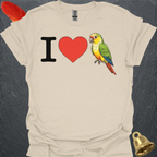 I Love Pineapple Green Cheek Conure T-Shirt