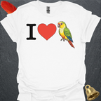 I Love Pineapple Green Cheek Conure T-Shirt