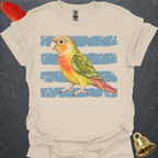 Pineapple Green Cheek Conure Brush T-Shirt