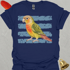 Pineapple Green Cheek Conure Brush T-Shirt