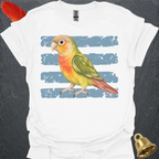 Pineapple Green Cheek Conure Brush T-Shirt