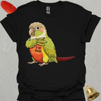 Pineapple Green Cheek Conure I Love Dad T-Shirt
